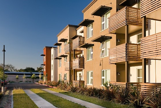 Image of exterior of example housing