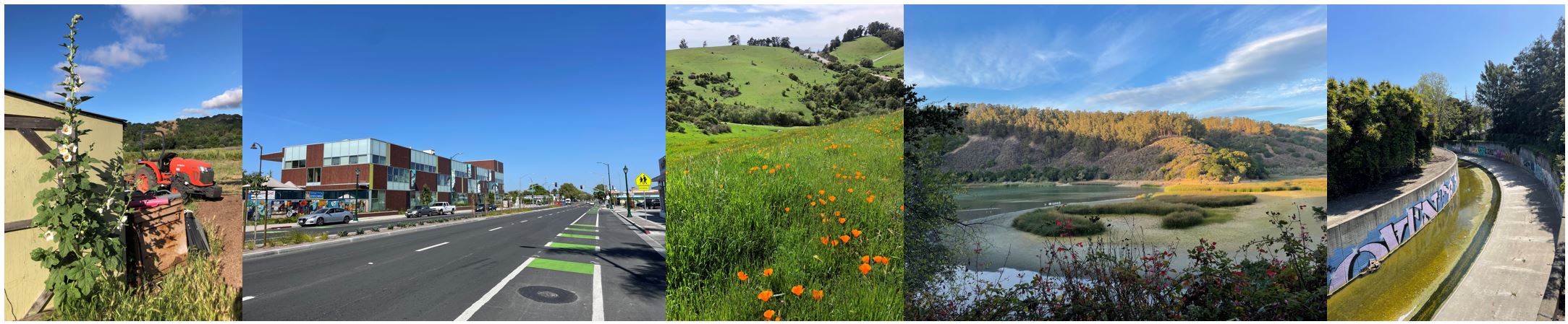 photos of different locations in Alameda County