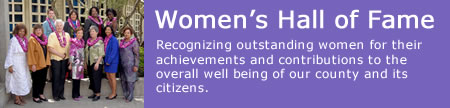 Alameda County Women's Hall of Fame. Recognizing outstanding women for their achievements and contributions to the overall well being of our county and its citizens.