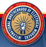 Logo for International Brotherhood of Electrical Workers
