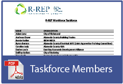 R-REP Workforce Taskforce members list