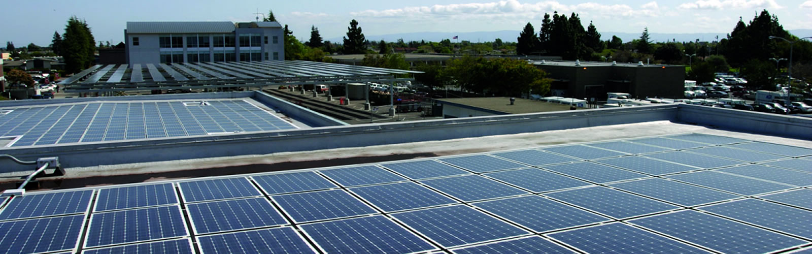 picture of solar panels on roof