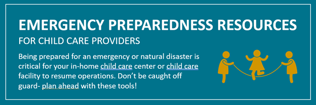 Emergency Preparedness for Child Care Providers