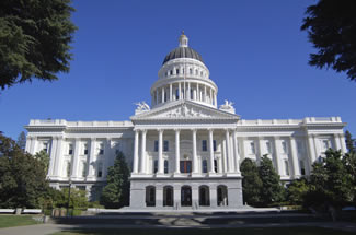 Photo of the California State Capitol building.