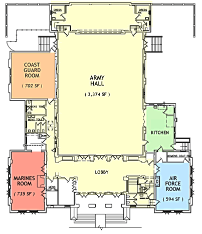 Photo of the 1st floor plan.