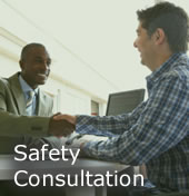 Safety Consultation - Photo of a 2 men shaking hands.