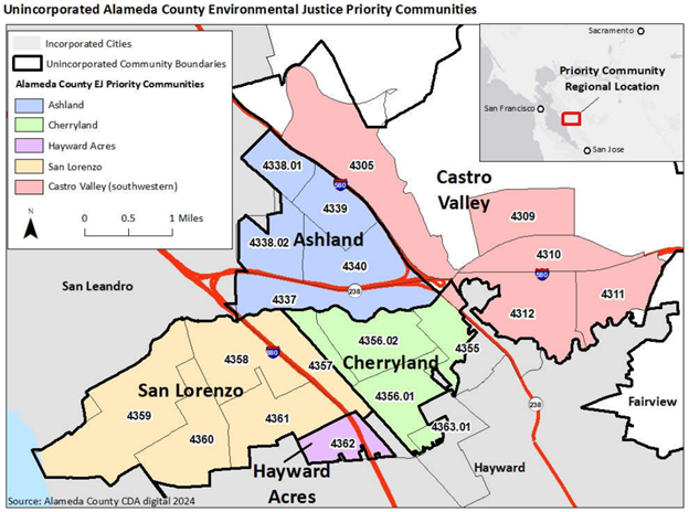 Environmental Justice Community Map