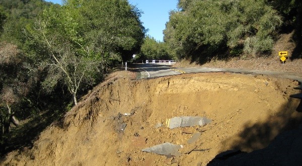 image of a landslide