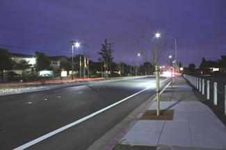 image of new streetlights.