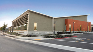 Photo of the new Castro Valley Library.